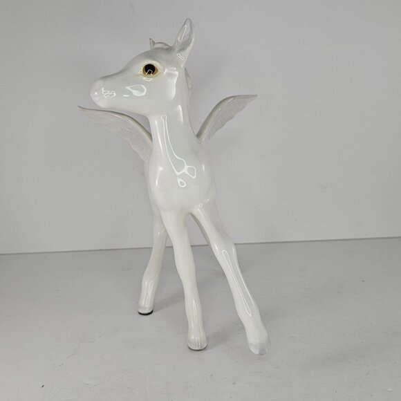 Vintage Freeman McFarlin Hagen Renaker Pegasus Foal Standing Figurine Rare *FLAW - Picture 3 of 13